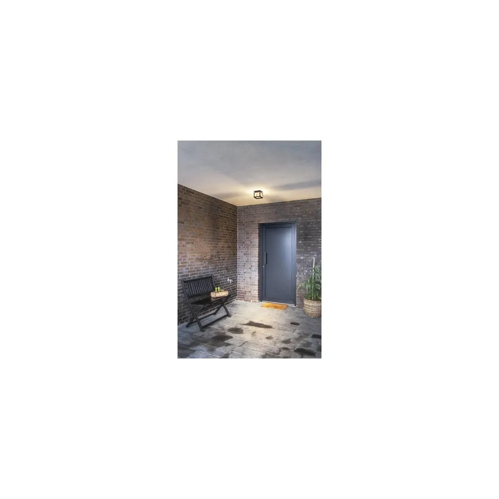 Plafonnier LED Extérieur pour Porche et Entrée - Éclairage Anthracite Chic - 15