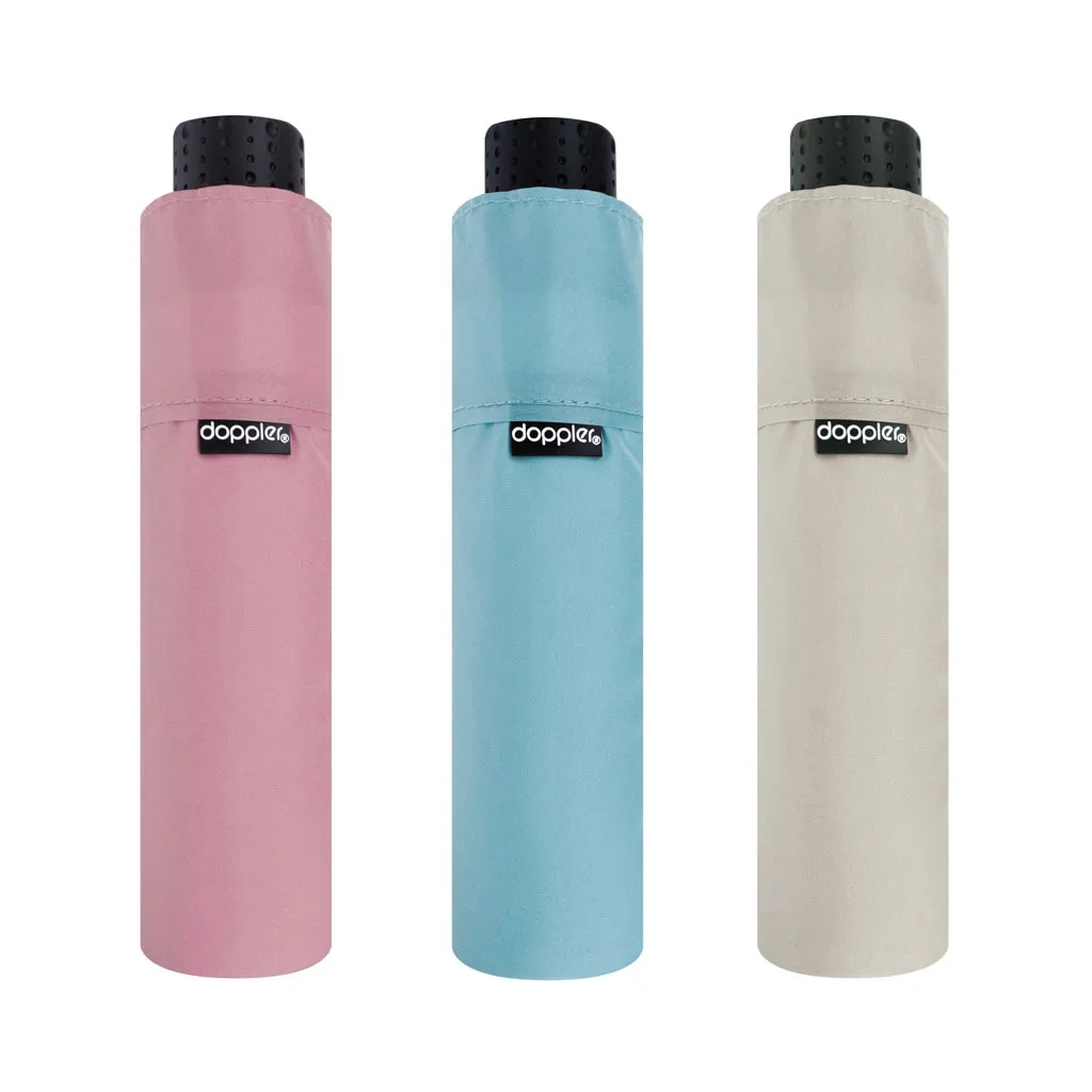 Ombrello Doppler Fiber Havanna Ice Blue Celeste - Accessorio di Stile - 8