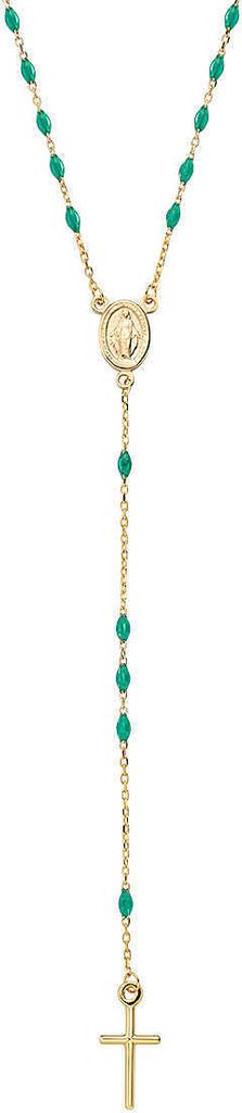 Halsketten Rosenkranz Amen Gold Von 50 cm bis 70 cm Kollektion - frau