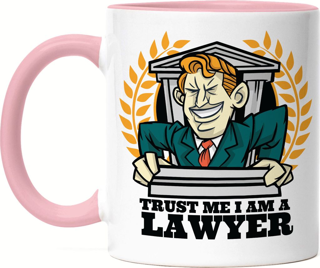 Lawyer Tasse Rosa Law Lawyer Anwalt Gericht Gesetz Paragraph Jus Jura Lernen Studium Verhandlung