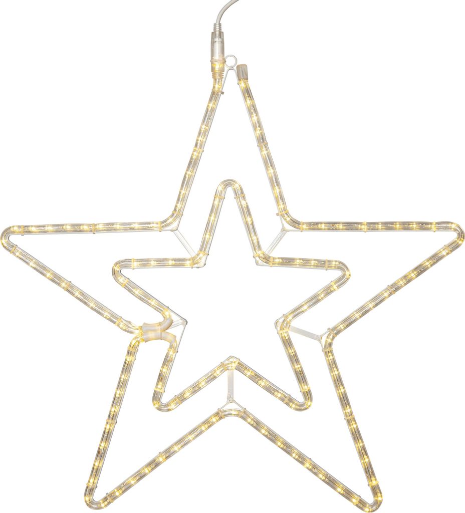 Leuchtstern Ropeart außen 144 LEDs Ø 70cm transparent