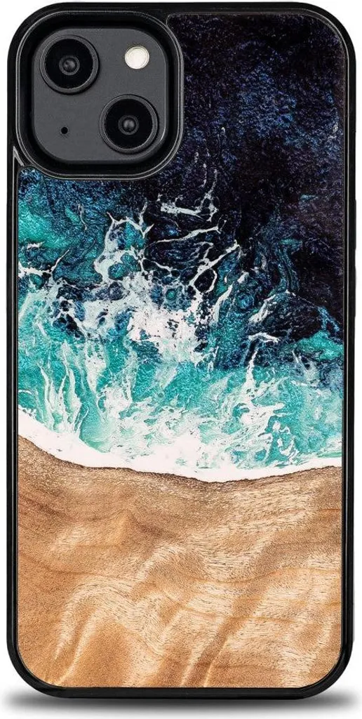 Custodia Luxury iPhone 14 Bewood Unique Legno Pregiato Dream Island