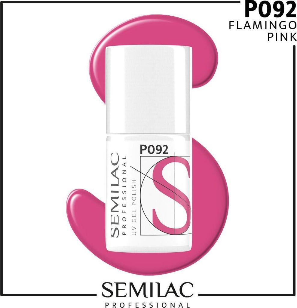 Semilac Prof.p092 Flamingo Pink 7Ml Zdjęcie produktu 