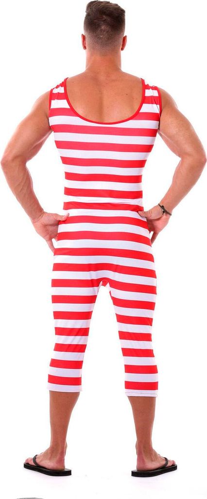 Wicked Costumes Rettungsschwimmer-Kostüm Für Erwachsene – Neonfarben, Leuchtet Unter UV-Licht, T-Shirt & Shorts Set