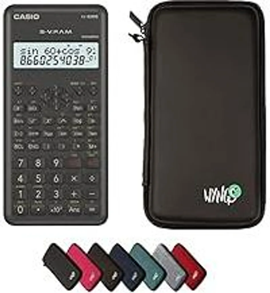 OFFERTA Set Casio fx-82MS 2nd Edition + Custodia WYNGS Nera