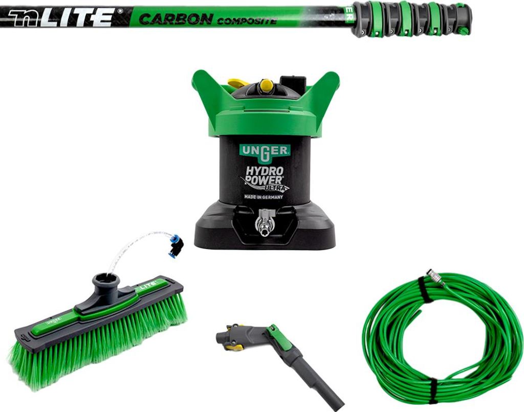 Unger HydroPower Ultra - Einsteiger Set Carbon (mit nLite-Stange) DINK1