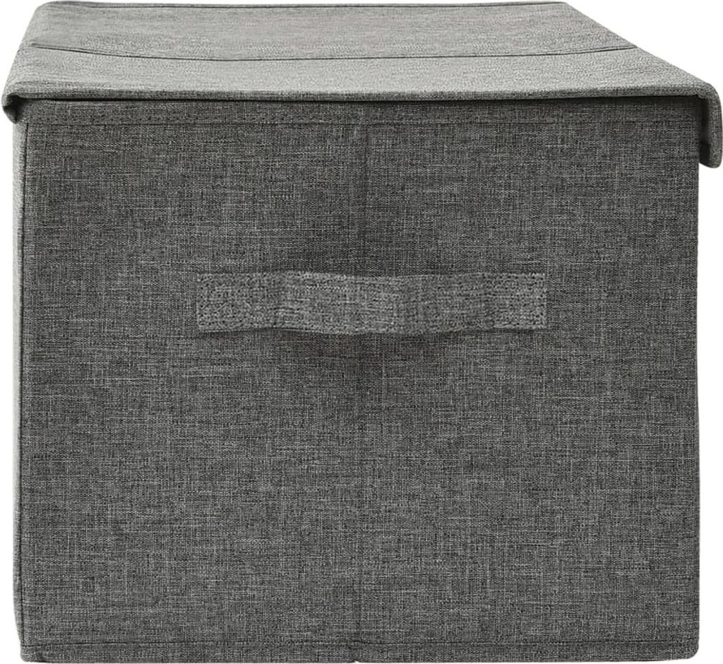 vidaXL Úložný box látkový 50x30x25 cm antracitový Obrázok produktu 5
