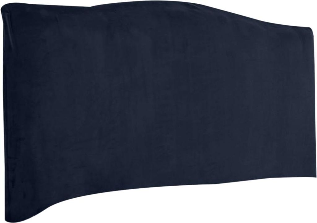 Elastischer Kopfteilbezug für Kopfteil, 150 cm, für Kopfteil 140-170 cm (Marineblau)