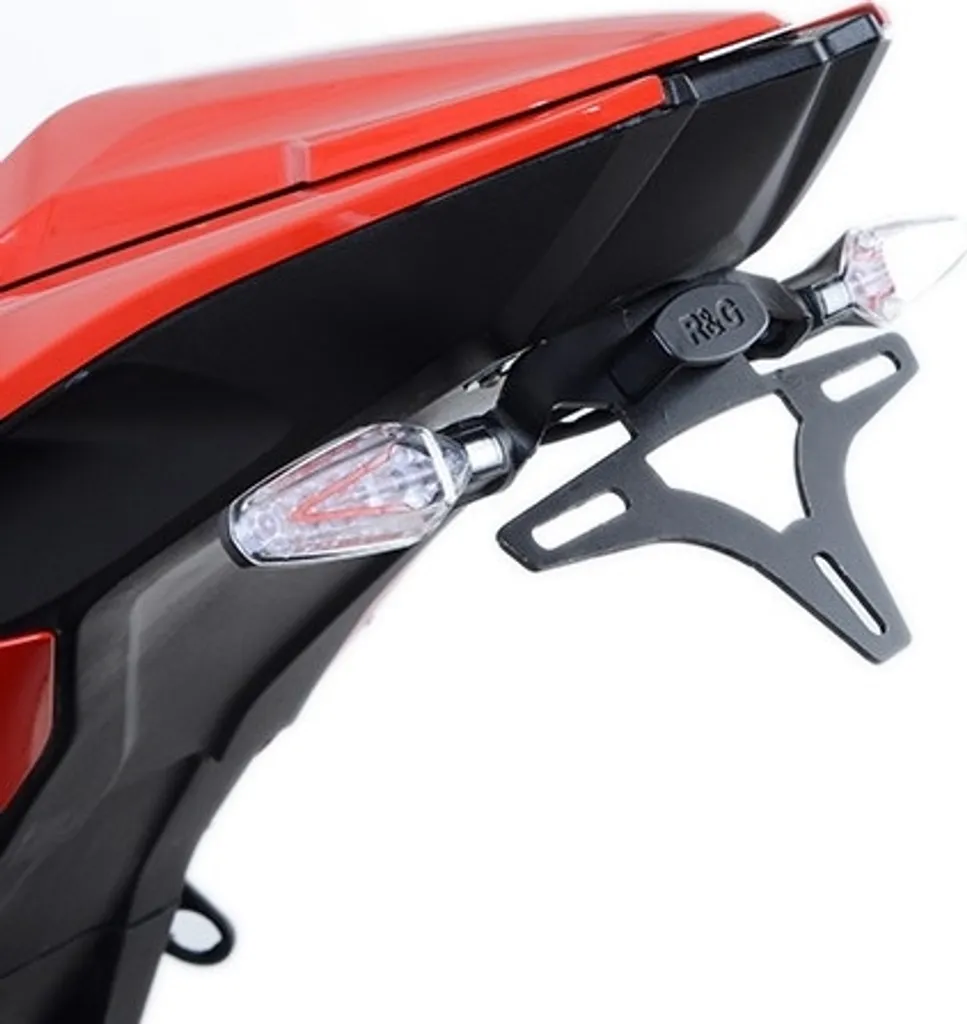 Support de plaque BMW S1000RR noir pour clignotants d'origine réglable