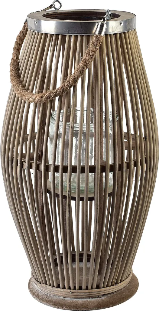 Lanterne Décorative Lucie grise : Éclairage Tamisé pour Salon et Chambre