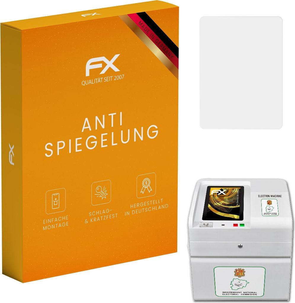 atFoliX FX-Antireflex 2x Schutzfolie kompatibel mit Zonerich ZQ-EVM10 Displayfolie