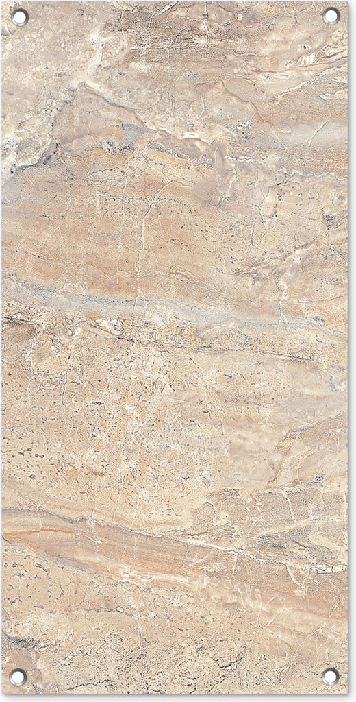 MuchoWow 40x80 cm Outdoor-Poster Gartendeko Sichtschutz Garten Poster für den Garten Marmor - Kalk - Sand - Textur