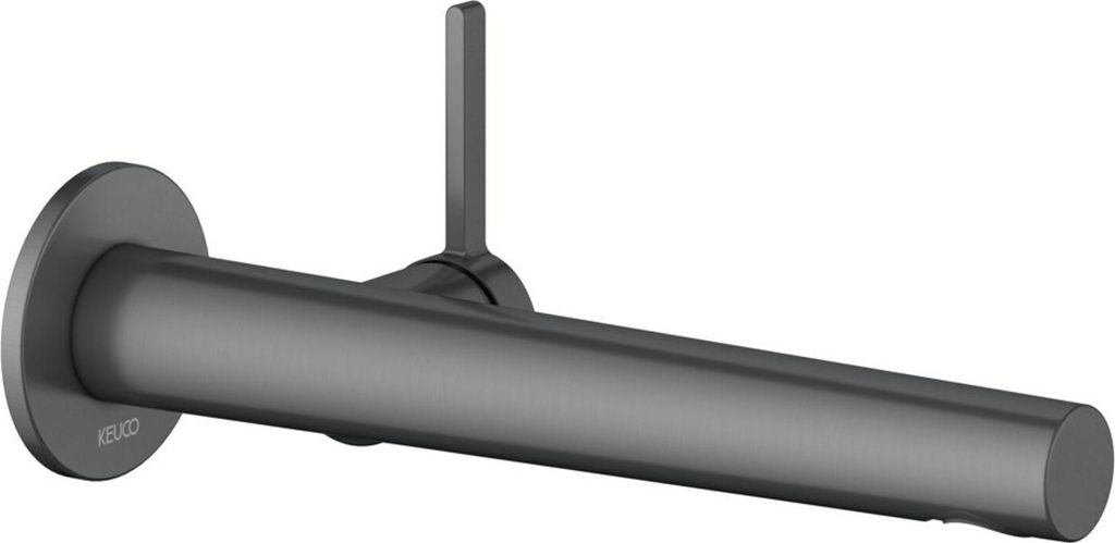 KEUCO EDITION 400 Einhebel-Waschtischmischer, UP für Wandmontage, Ausladung 243mm, 51516132101