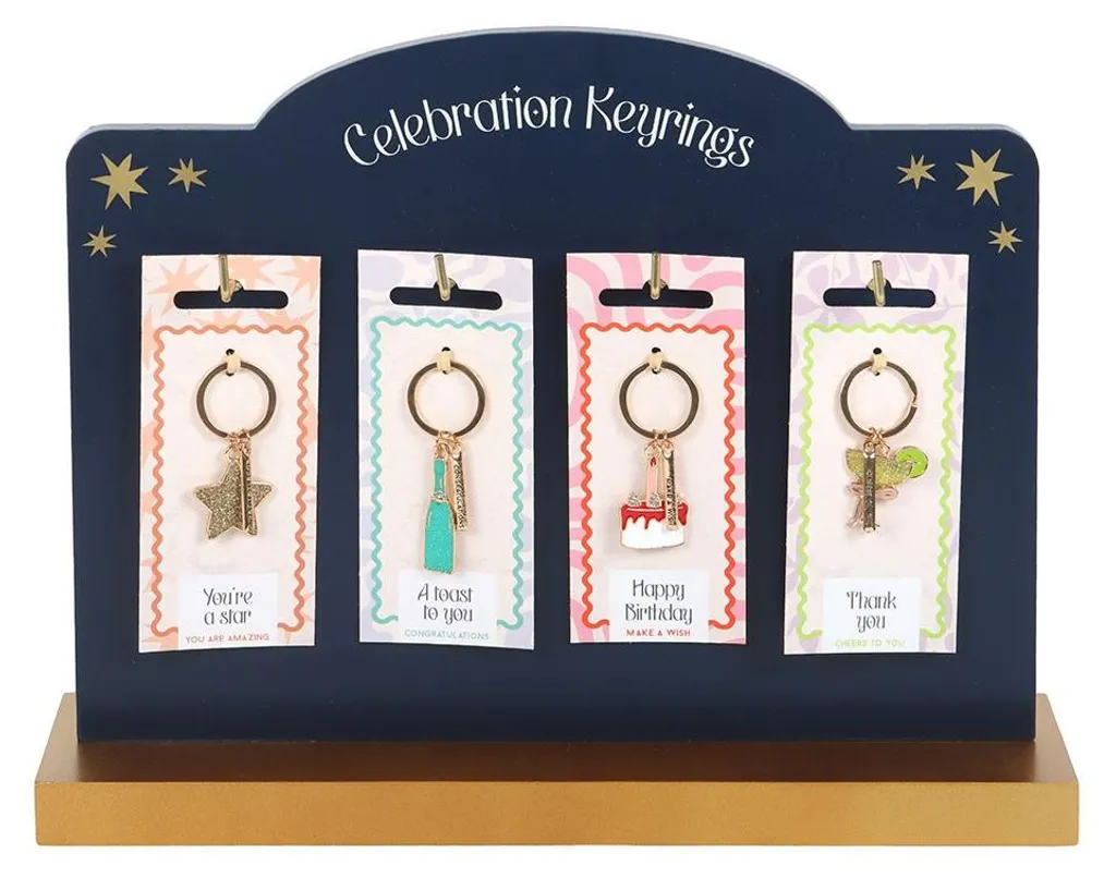 Porte-clés pour Sacs et Fêtes Lot de 24 - Accessoires Multicolores Fun