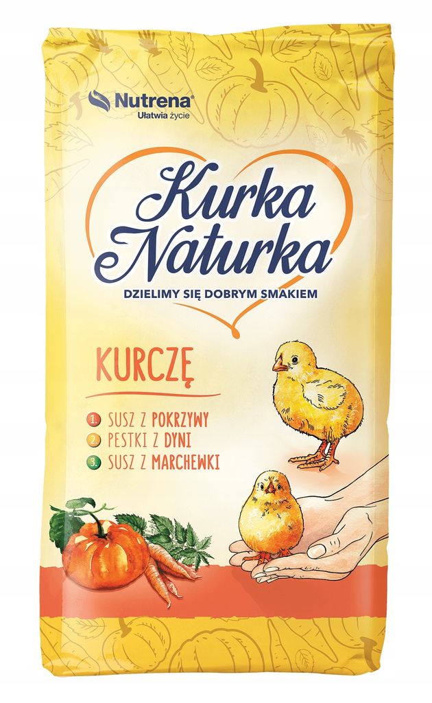 Futter für Hühner Kurka Naturka Crumble 25 kg