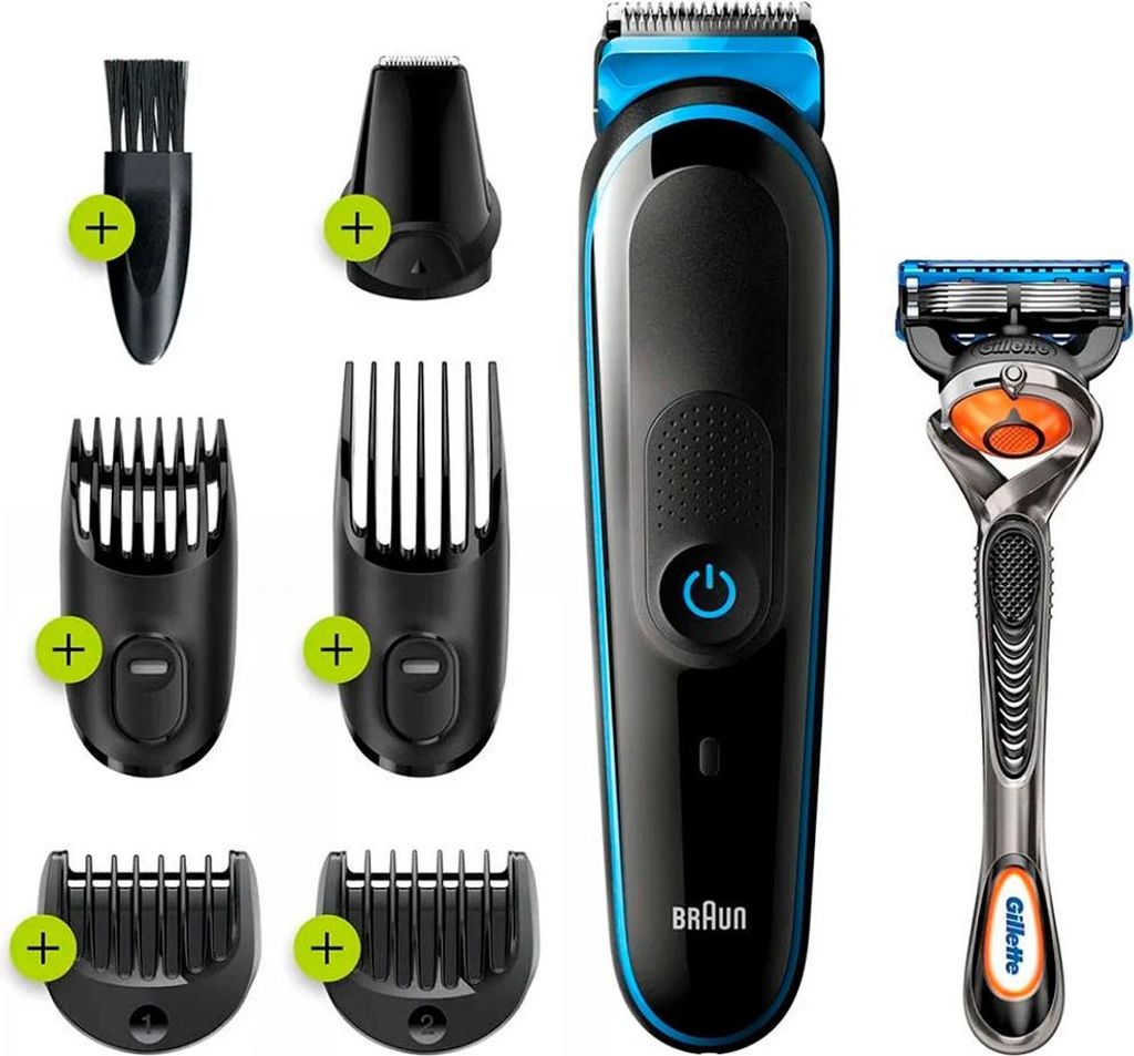 Braun All-in-one MGK5345, Umývateľný, Batérie, Čierna, Obrázok produktu 