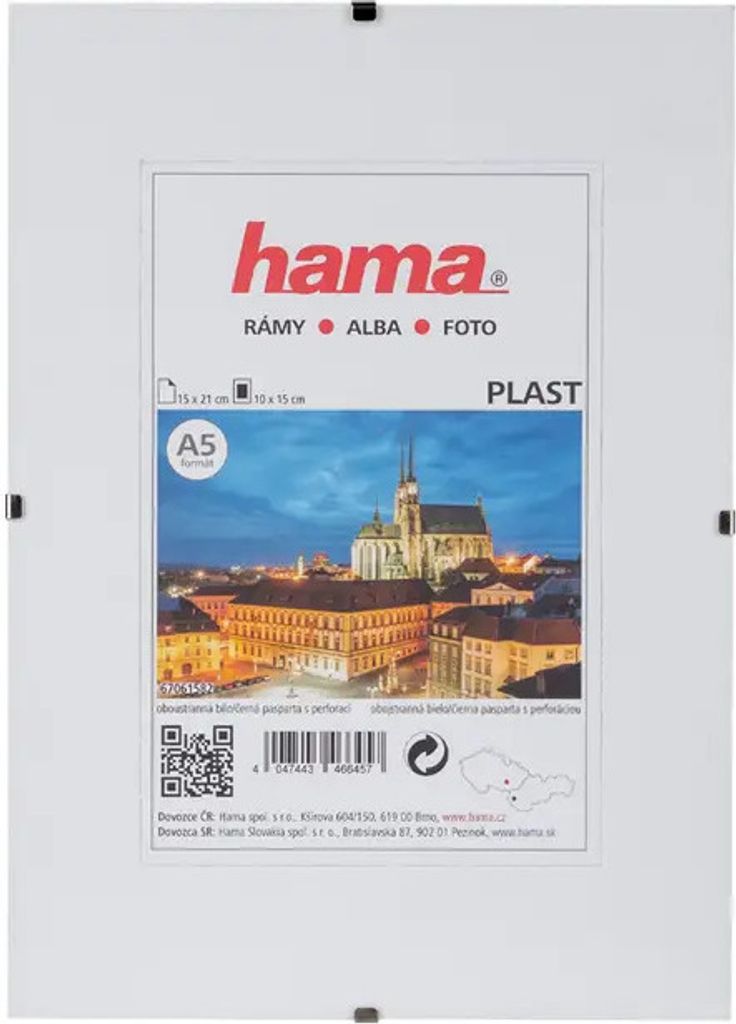 29,7x42 | Hama Euroklip clip-Fix, priehľadný plast Obrázok produktu 