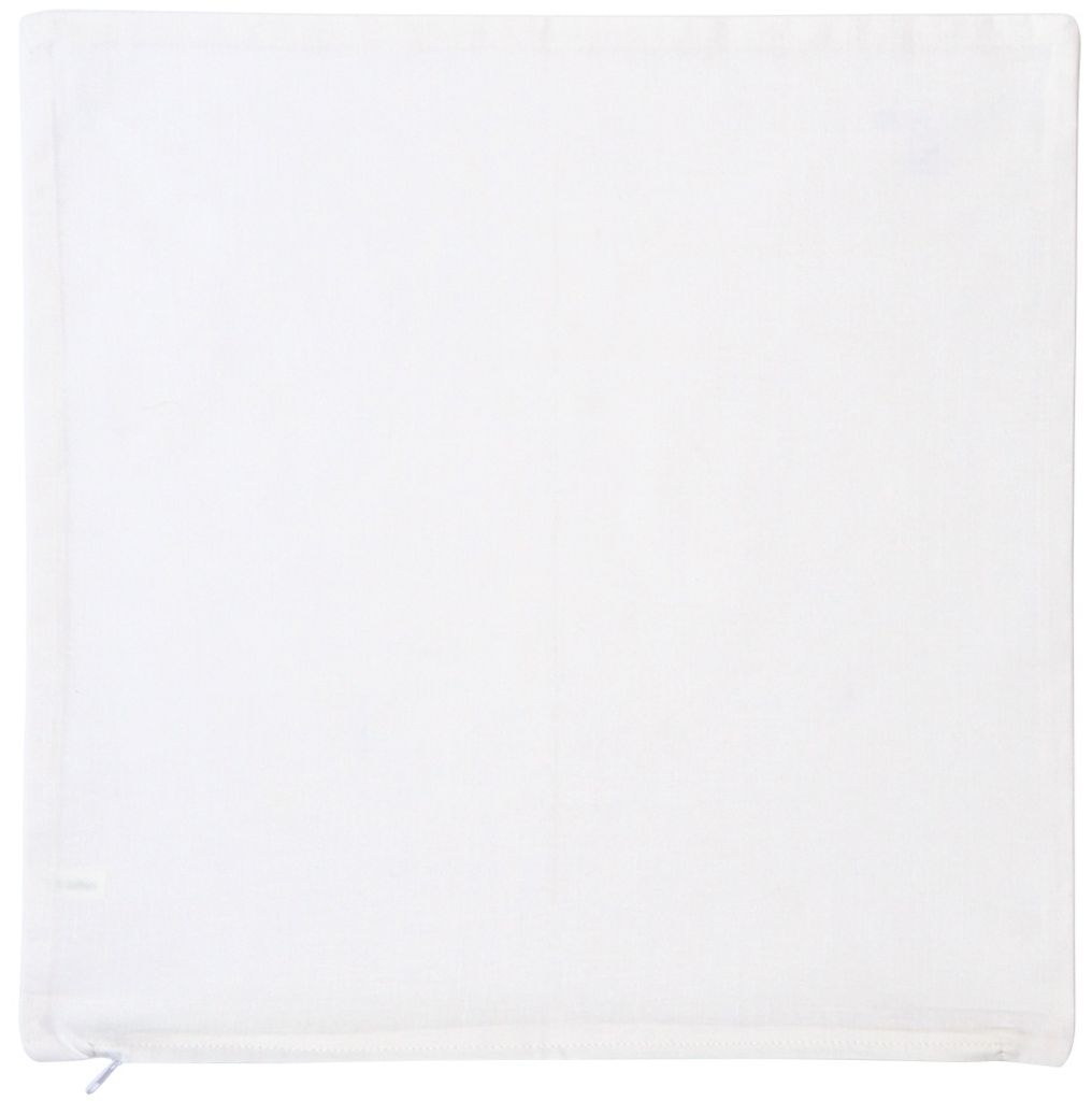 EDUPLAY 230-004 Kissenbezug 40x40cm, 100% Baumwolle, weiß, Produktbild 