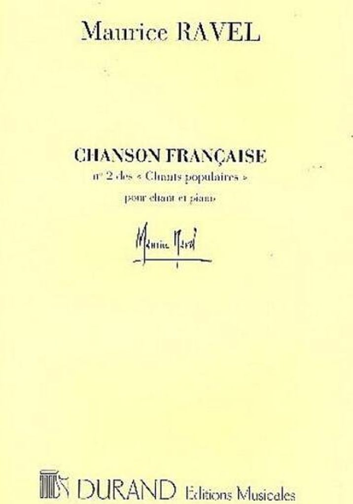 Chanson francaise pour voixmoyenne eet piano
