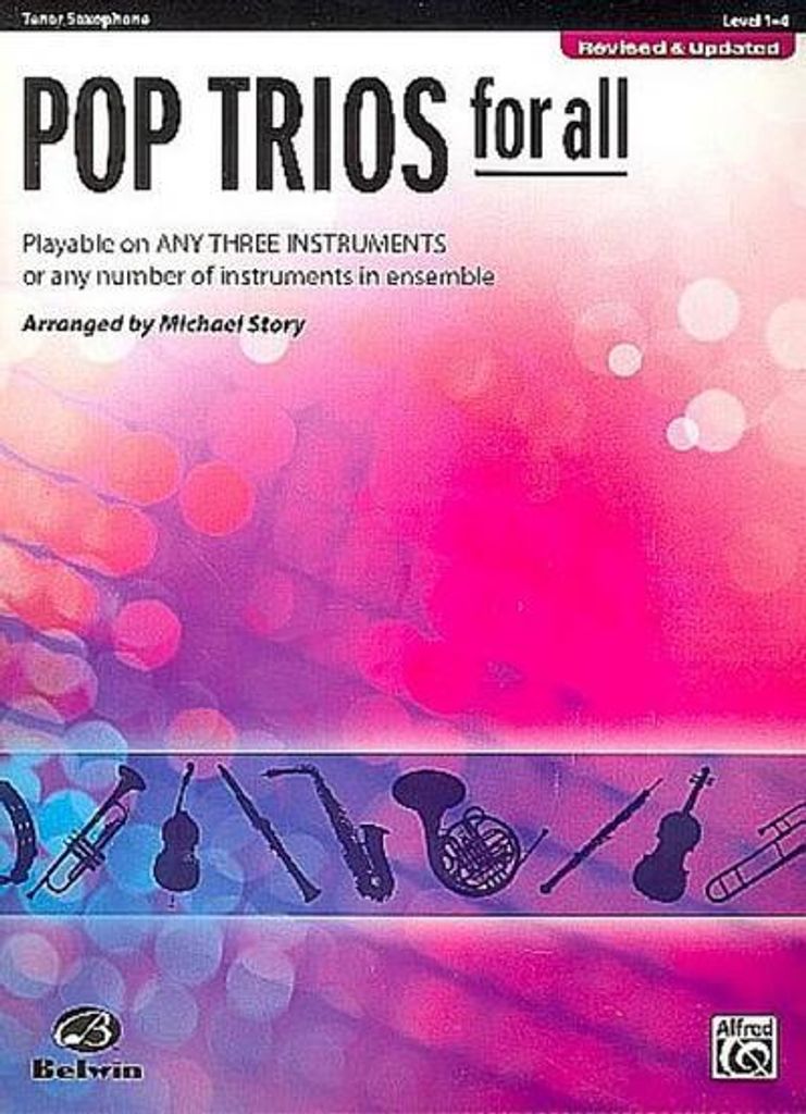 Pop-Trios für alle: Tenorsaxophon, Stufe 1-4