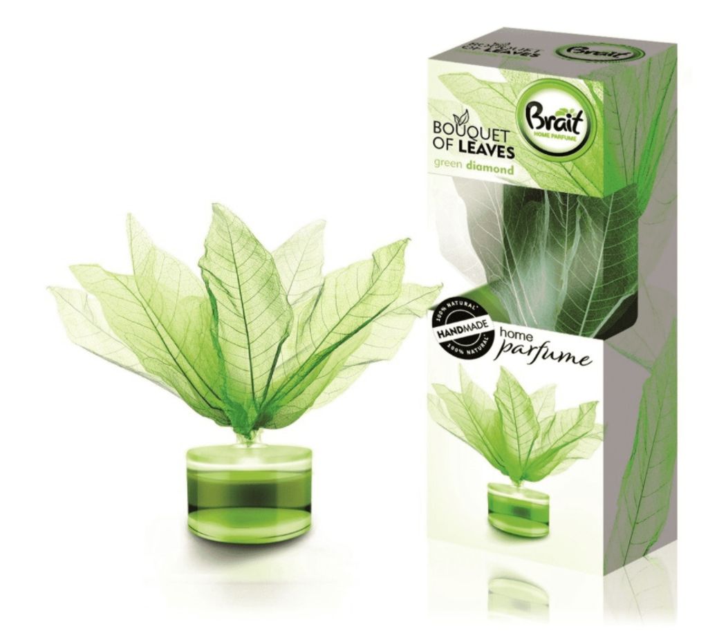 Kassettenstrauß aus Kühlluftblättern Blätter grüner Diamant 50ml