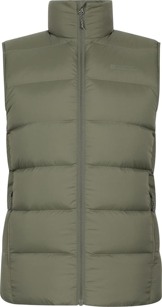 Mountain Warehouse - "Stratus" Weste für Herren, Packable, Daunen MW4830 (S) (Khakigrün)
