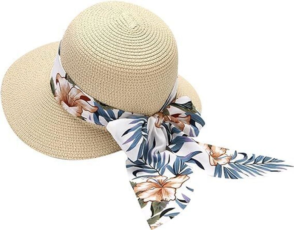 Sonnenhut Strohhut Strohhut Damen Sommer Strand Urlaub Produktbild 