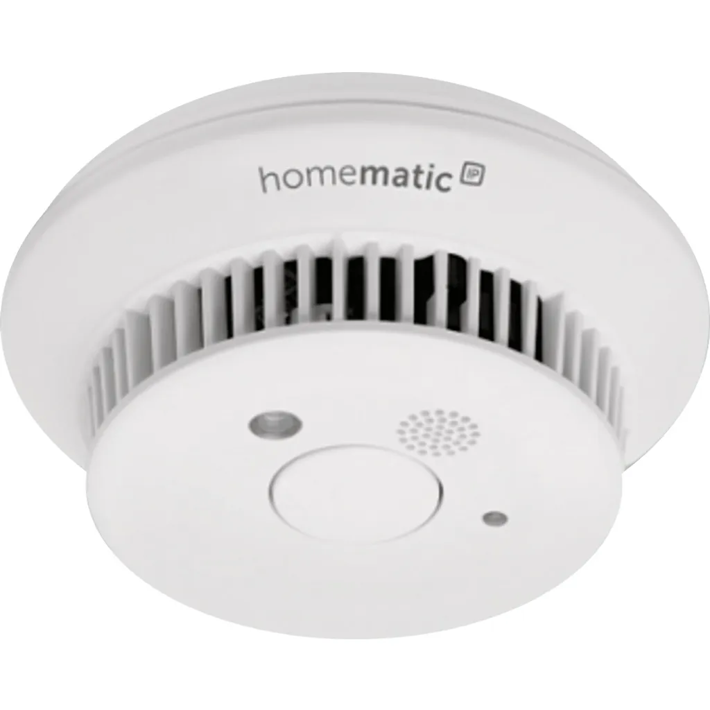 Détecteur de fumée eQ-3 Homematic IP blanc avec batterie 10 ans d'autonomie