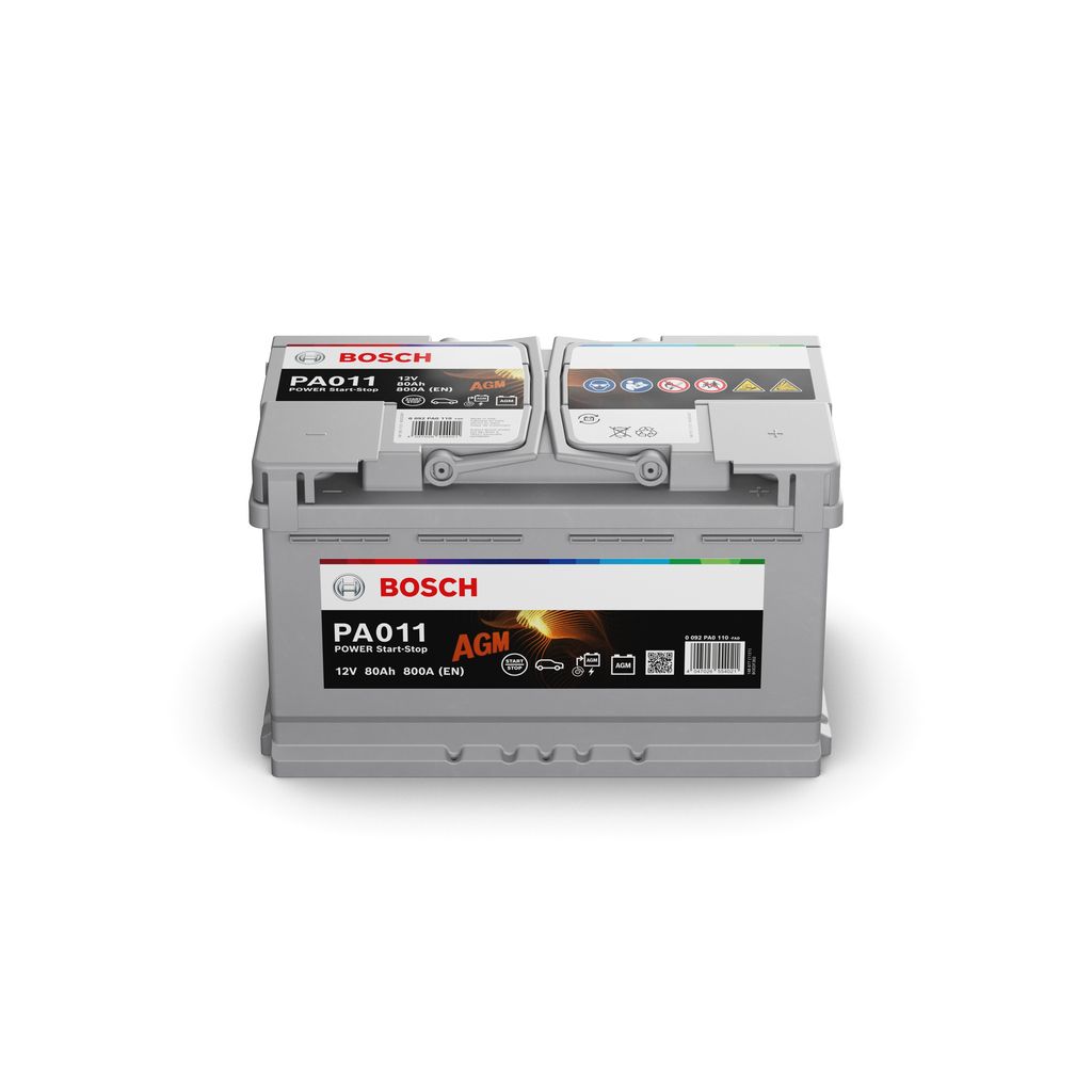 BOSCH AGM PC PA 011 Starterbatterie 12V 80Ah Batterie
