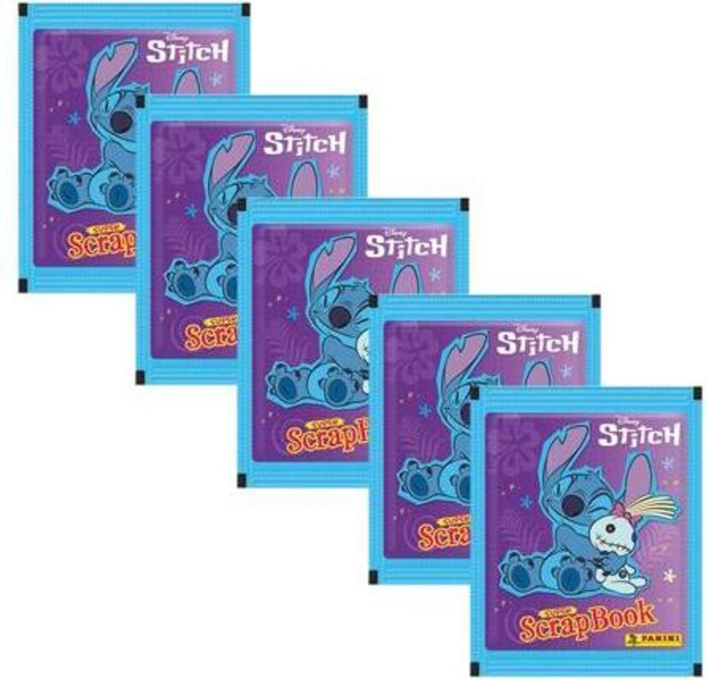 Panini Stitch Stickertüten – 5 Tüten zum Sammeln | Super Produktbild 