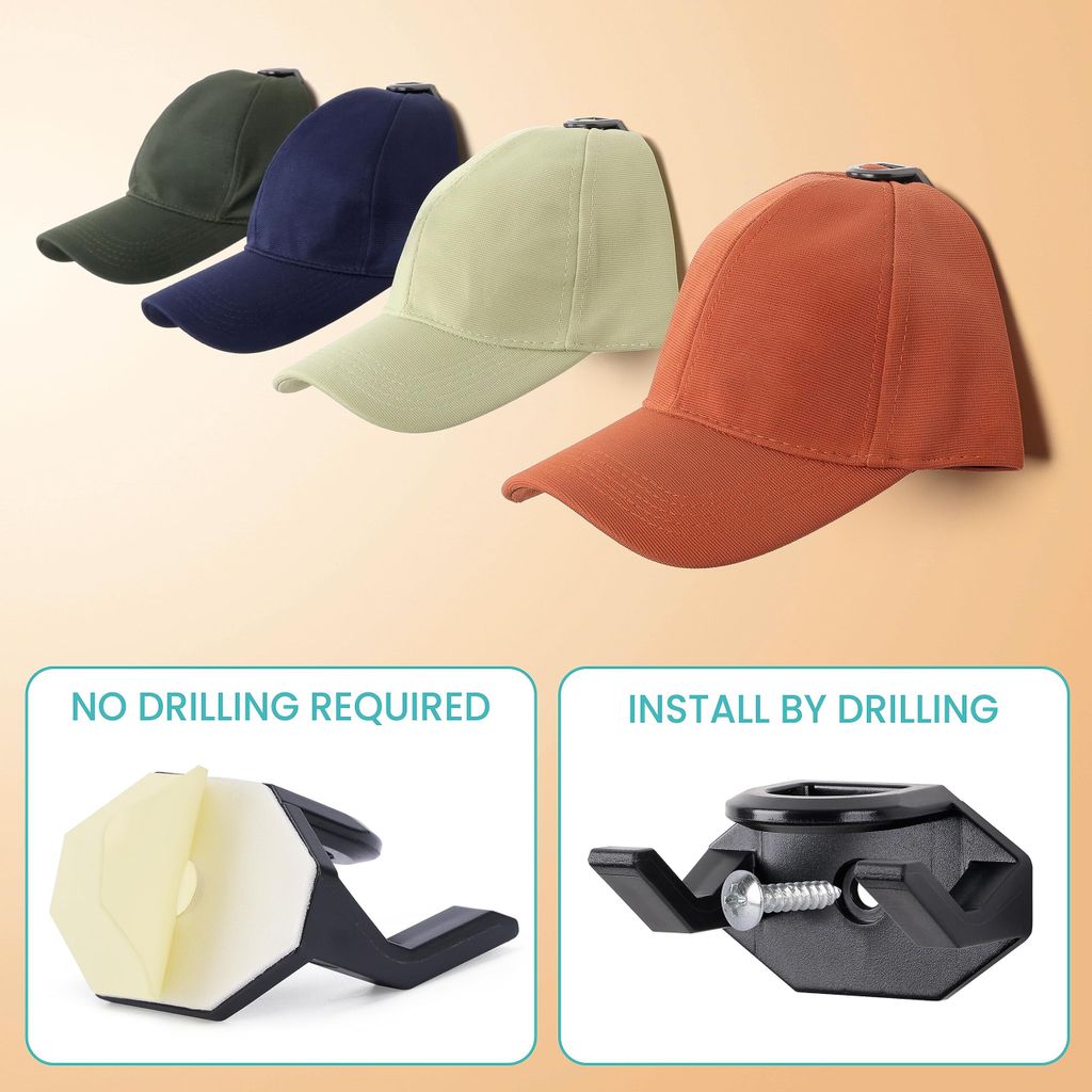 Belle Vous 16er Pack selbstklebende Cap Halterung - Cap Produktbild 3