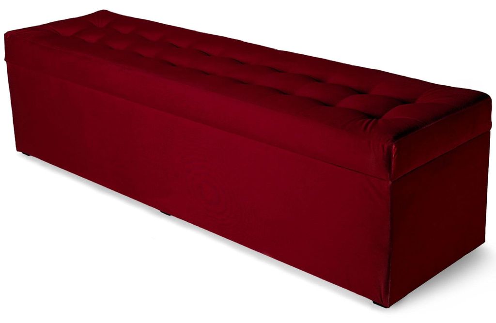 MG Design čalouněná stolička, 45x160 cm, barva červená - Obrázek produktu 