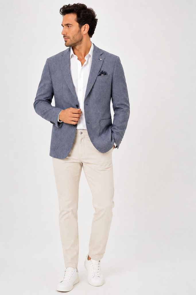 Guild Amalfi Sakko aus Leinen, Super Slim Fit, elegant, für Produktbild 