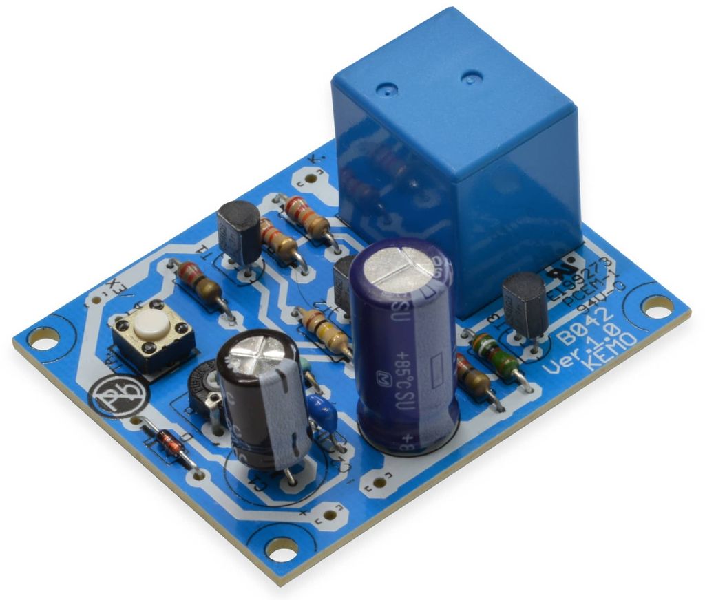 Zeitschalter Zeitrelais Timer 12V Kemo B042 Elektronischer Bausatz