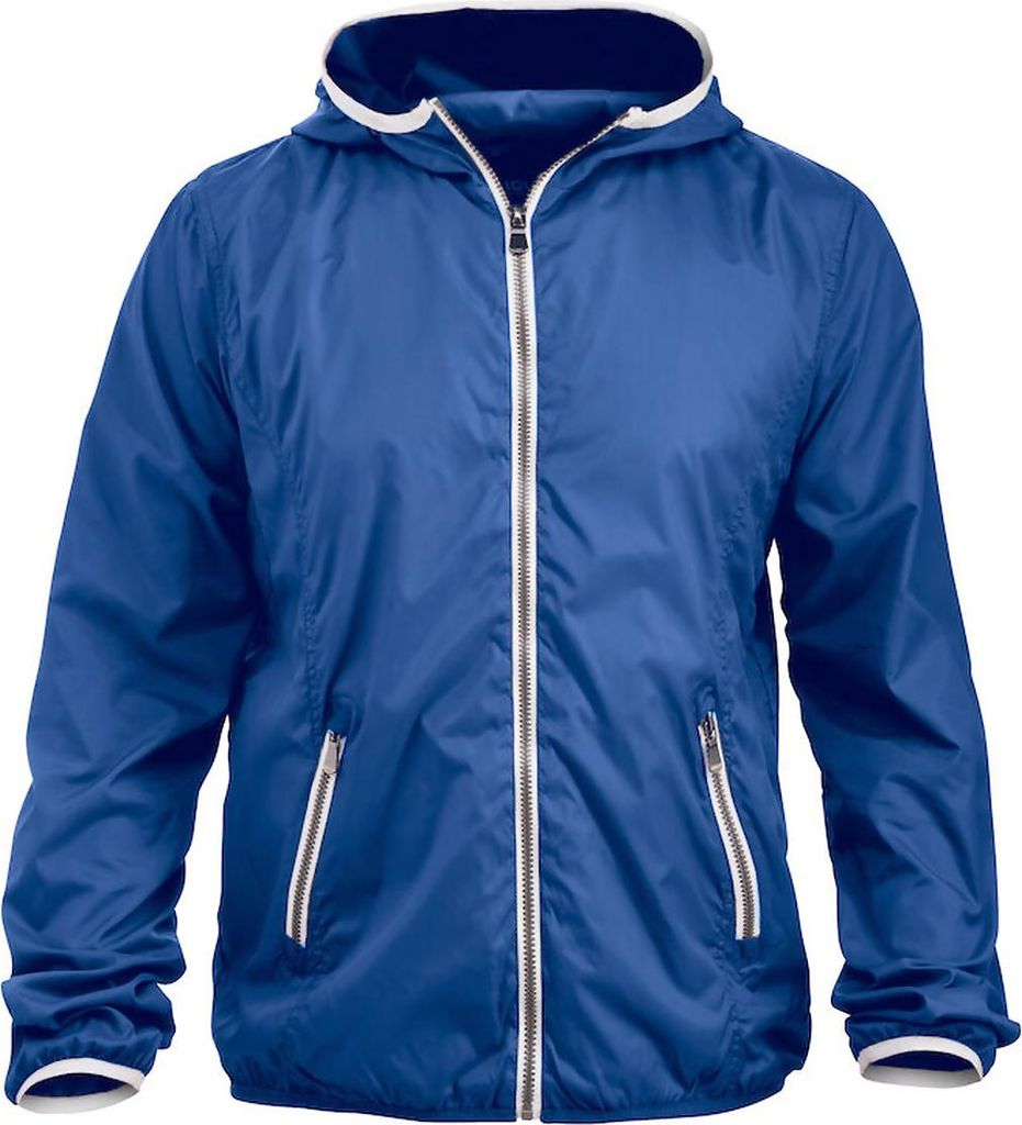 Clique Hardy Windbreaker mit Kapuze und Metallic-Reißverschlüssen