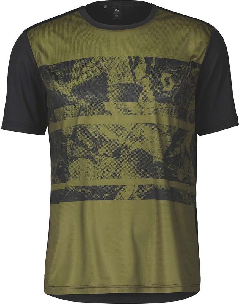 SCOTT Kurzarm Fahrradtrikot - TRAIL FLOW SS - Grün S Produktbild 