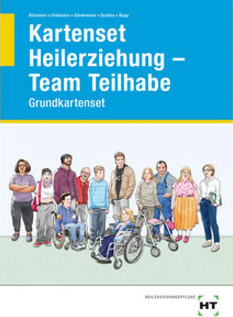 Jeu de cartes pédagogiques éducation spécialisée inclusion Team Teilhabe