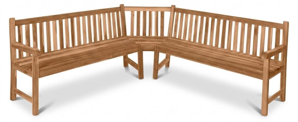 Premium Garten-Eckbank 210 cm 6-Sitzer, Eckbank aus Produktbild 