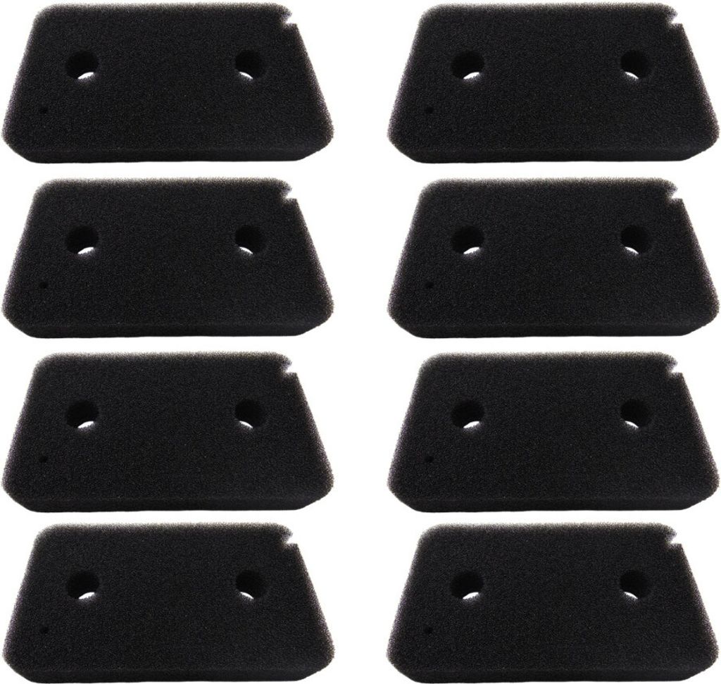 8x Schaumstofffilter / Schwammfilter / Schaumfilter für Miele Swiss Edition T7850WP Young Style T7953WP Edition 90PT5137WP Marathon PT5137WP PT5137WP