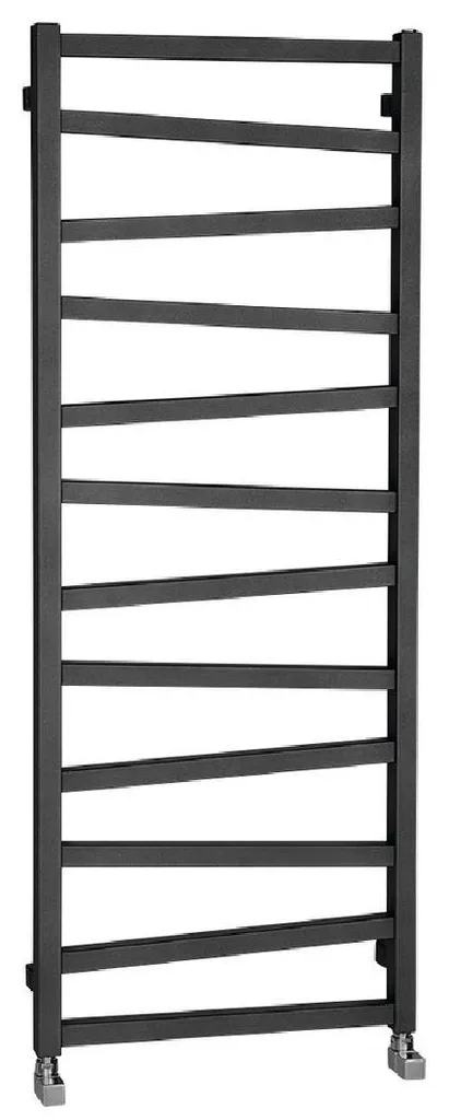 Radiateur sèche-serviette Sapho Zig anthracite 490W format 50x133 cm
