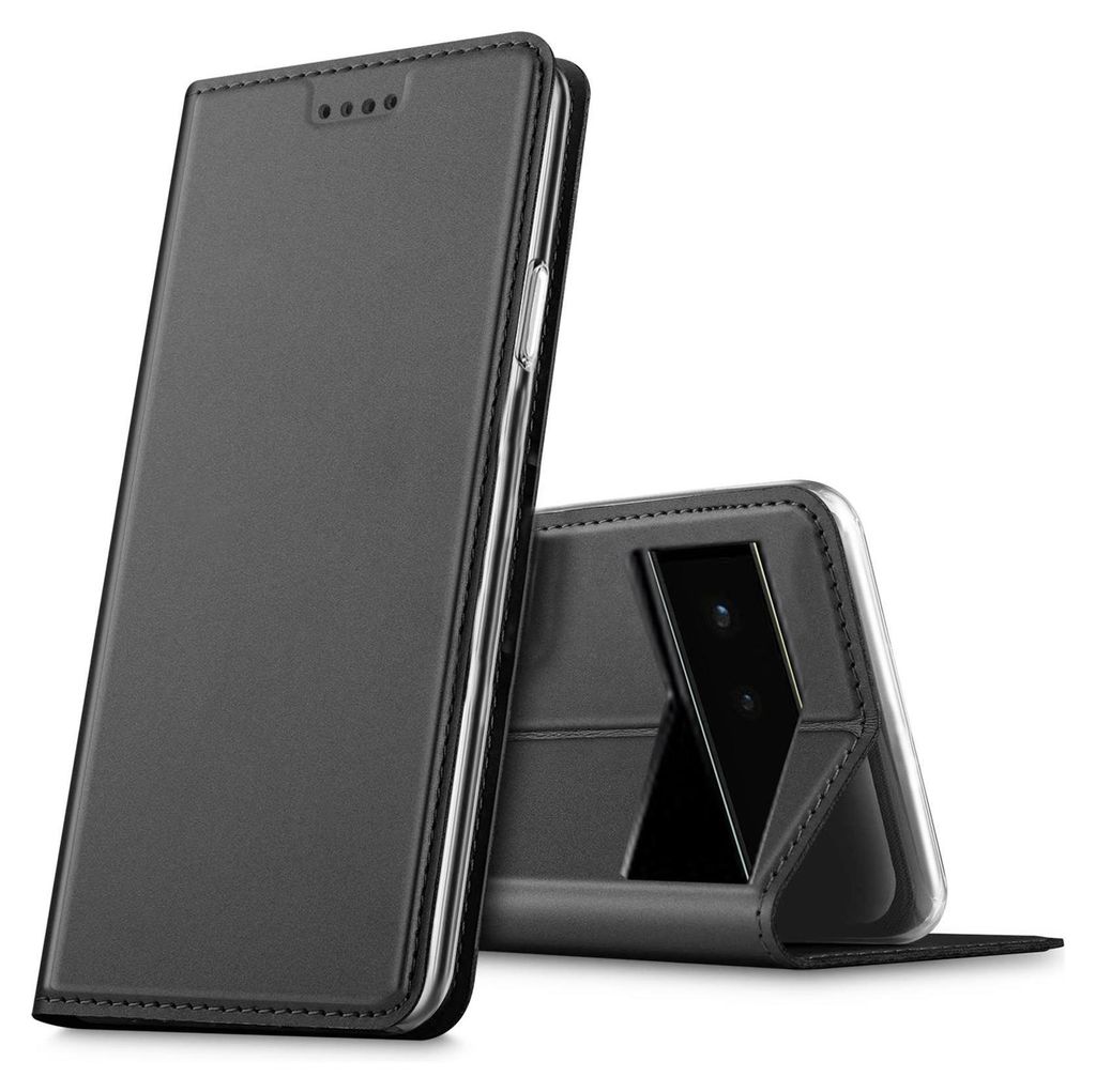 Handy Hülle Google Pixel 6a Book Case Schutzhülle Tasche Slim Flip Cover Etui