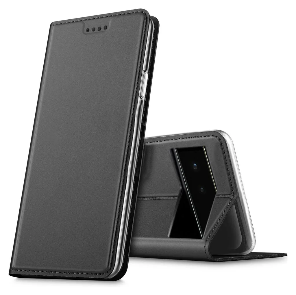 Custodia Sottile Google Pixel 6a Libro - Cover Flip Anti-Graffio
