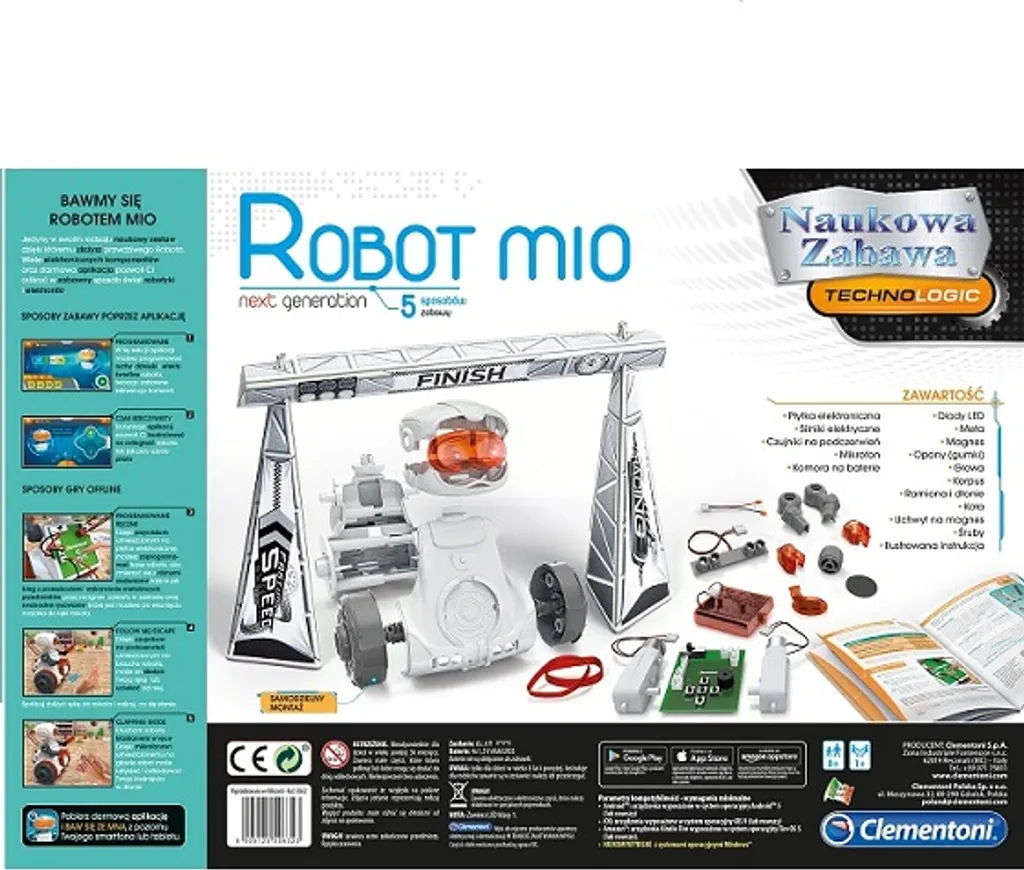 Mio Robot New Generation Clementoni avec Capteurs et Bras Interchangeables - 11