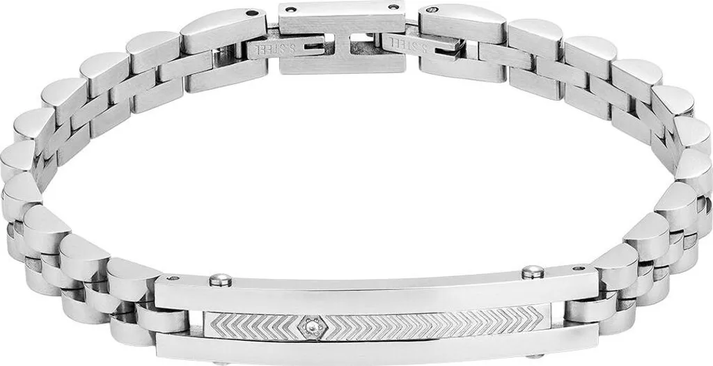 Bracelet Homme Radiant RH000335 Argenté Durable Ne Noircit Pas Acier