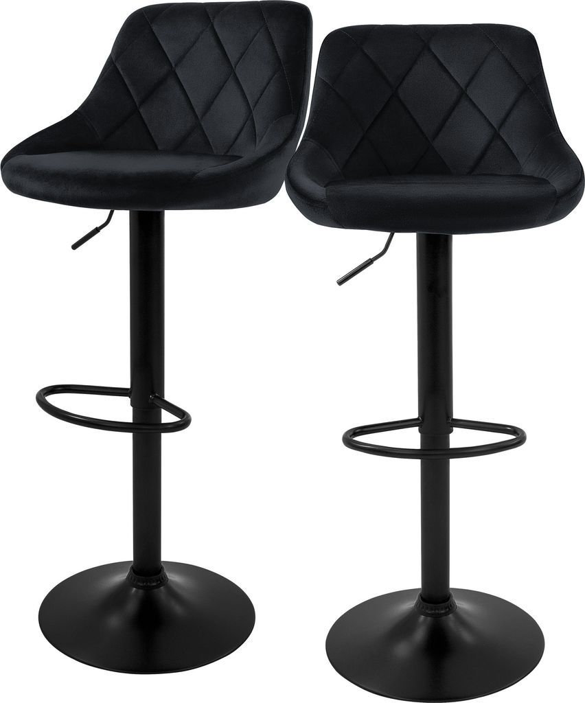 ML-Design 2er Set Barhocker Tresenhocker 360° drehbar, Produktbild