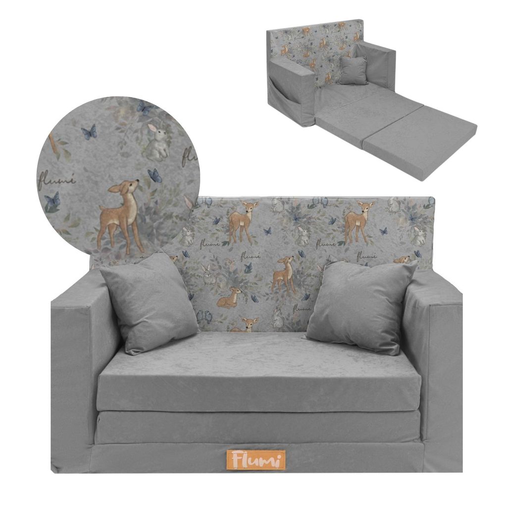 Flumi Sofa dziecięca rozkładana piankowa z funkcją spania - Zdjęcie produktu 