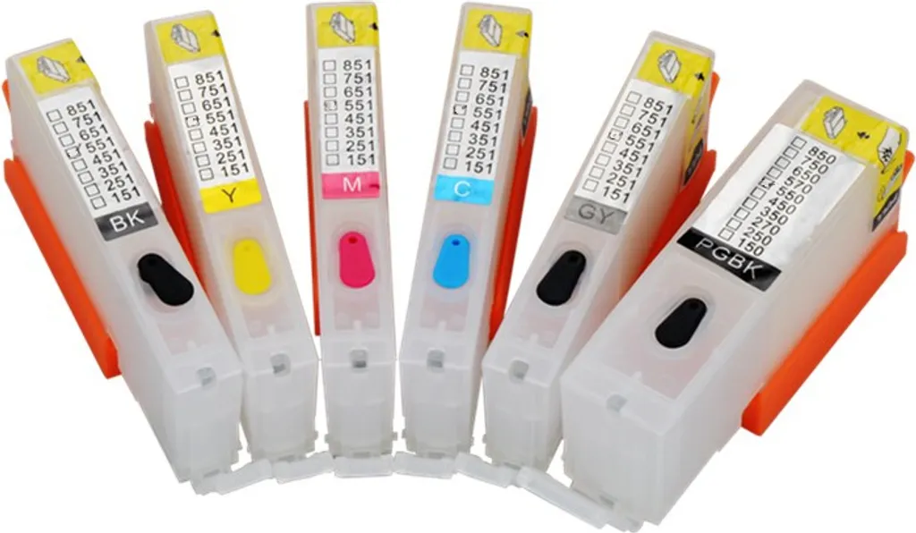 Dites stop aux cartouches chères : Lot rechargeable PGI-570 CLI-571 Pixma