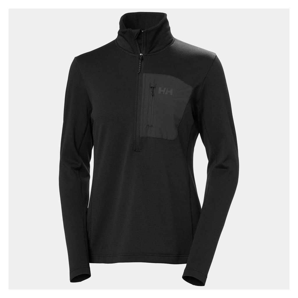 Helly Hansen VERSALITE 1/2 ZIP FLEECE Damen BLACK XL