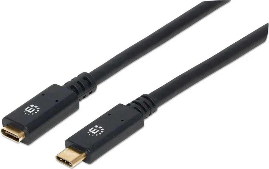 Prolunga USB-C 1 Metro Manhattan 3.2 Gen1 - Cavo Maschio Femmina