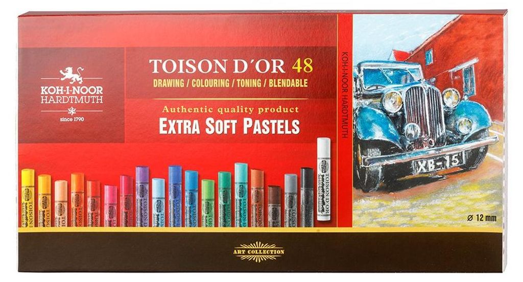 Koh-i-noor craies (pastels) craies d'art poussiéreuses Image du produit 